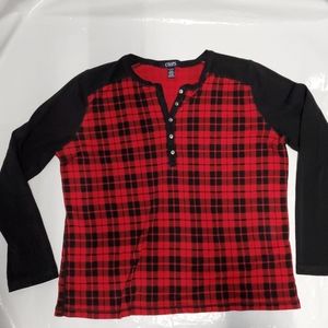 Chaps Denim Shirt Women's Long Sleeve XL